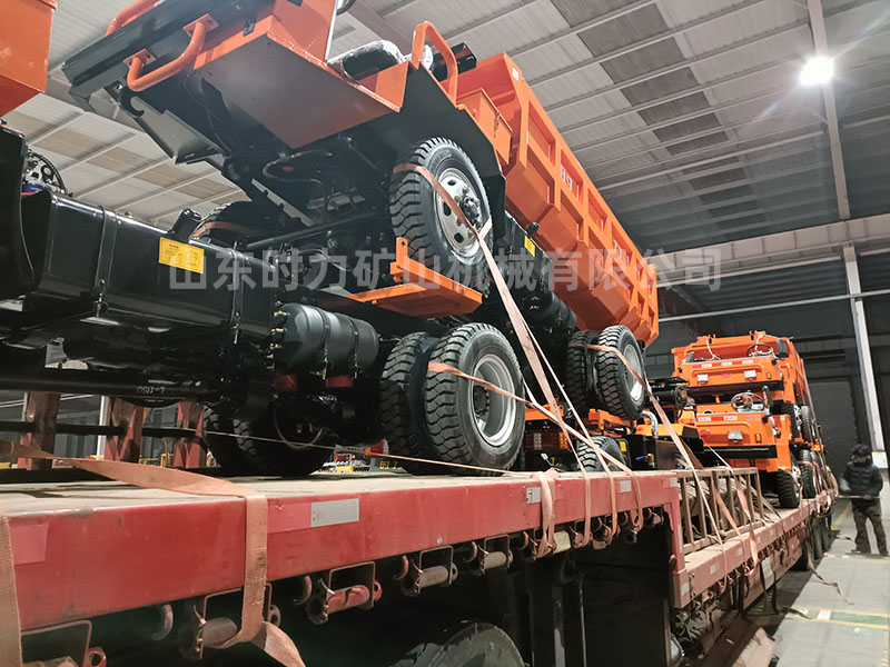 6台8吨井下自卸车发货广西