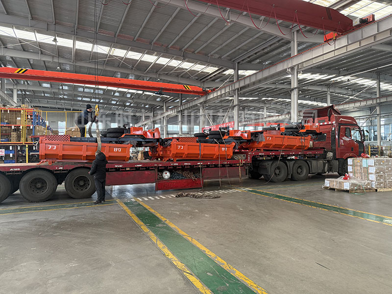 6台5吨井下自卸车发往山西